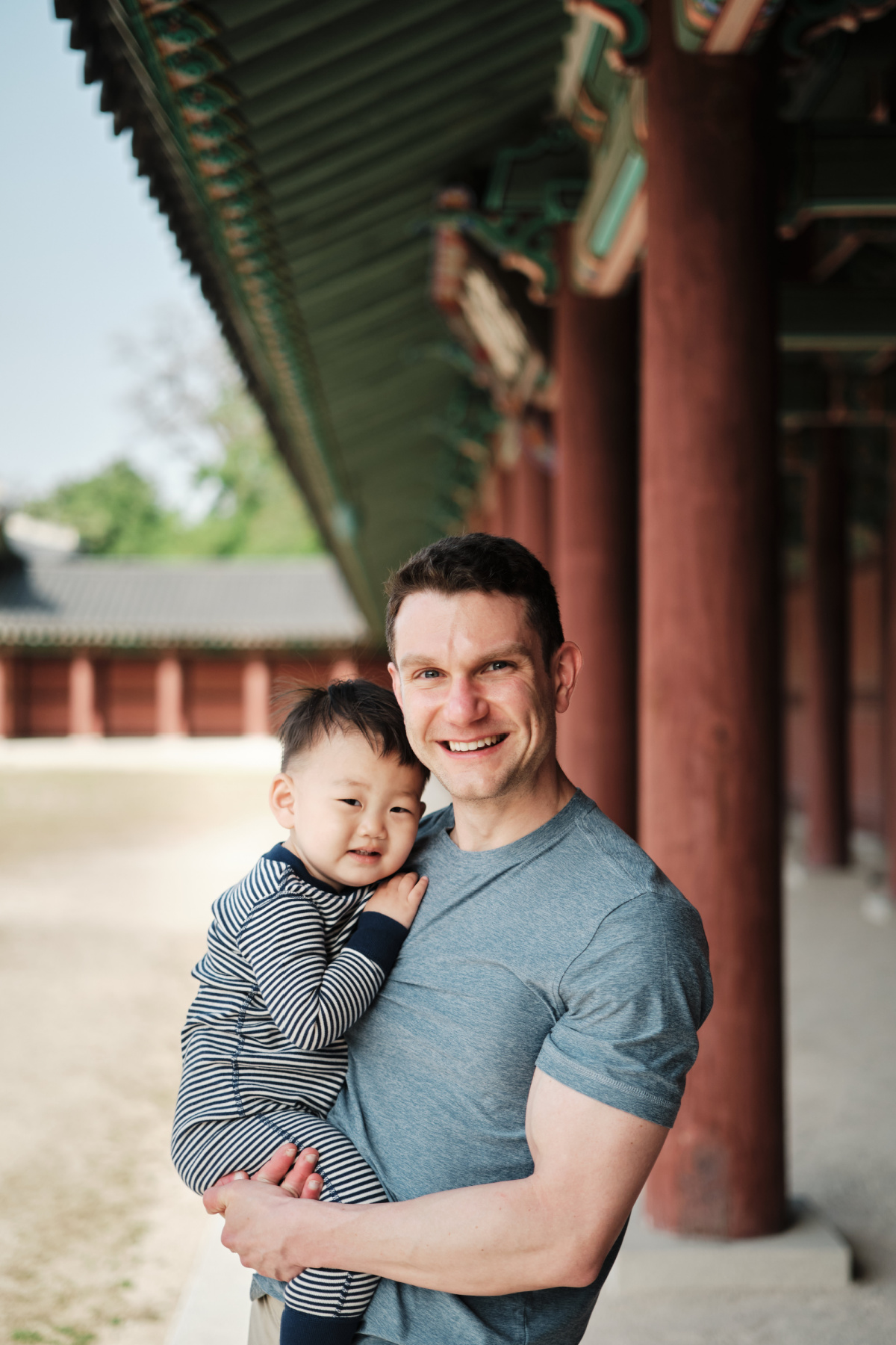 grant and tommy at Changdeokgung Palace