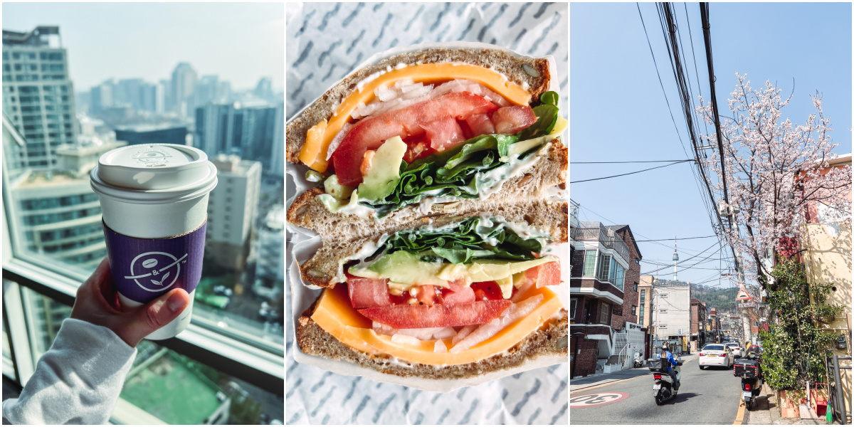 collage of 3 images from our seoul adventures